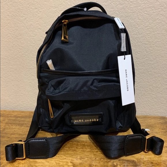 Marc Jacobs Handbags - Marc Jacobs MINI varsity black nylon backpack